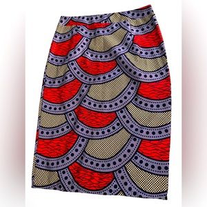 African themed skirt size xl